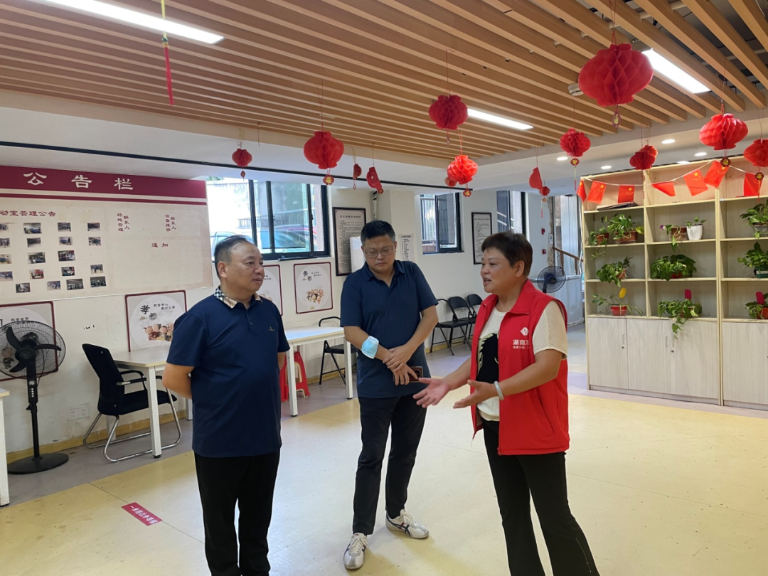 黄志刚、苏千里带队赴乐鱼平台-乐鱼（中国）一站式服务平台社区居家养老服务站点督查安全生产工作
