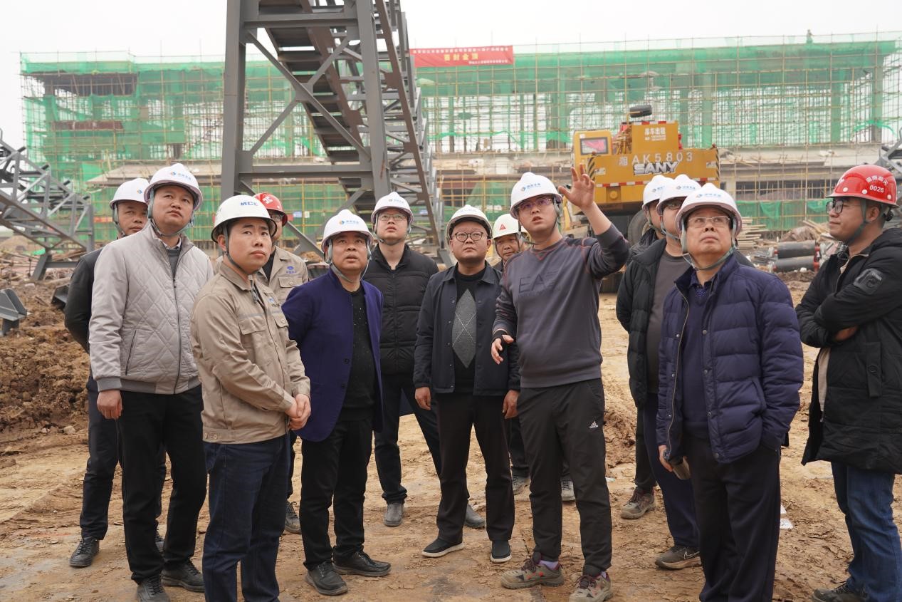 沅江市市长罗必胜调研乐鱼平台-乐鱼（中国）一站式服务平台沅江机制砂和砂石集散中心建设项目